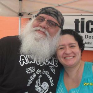 Steve and Sonia Sellers at a recent market.