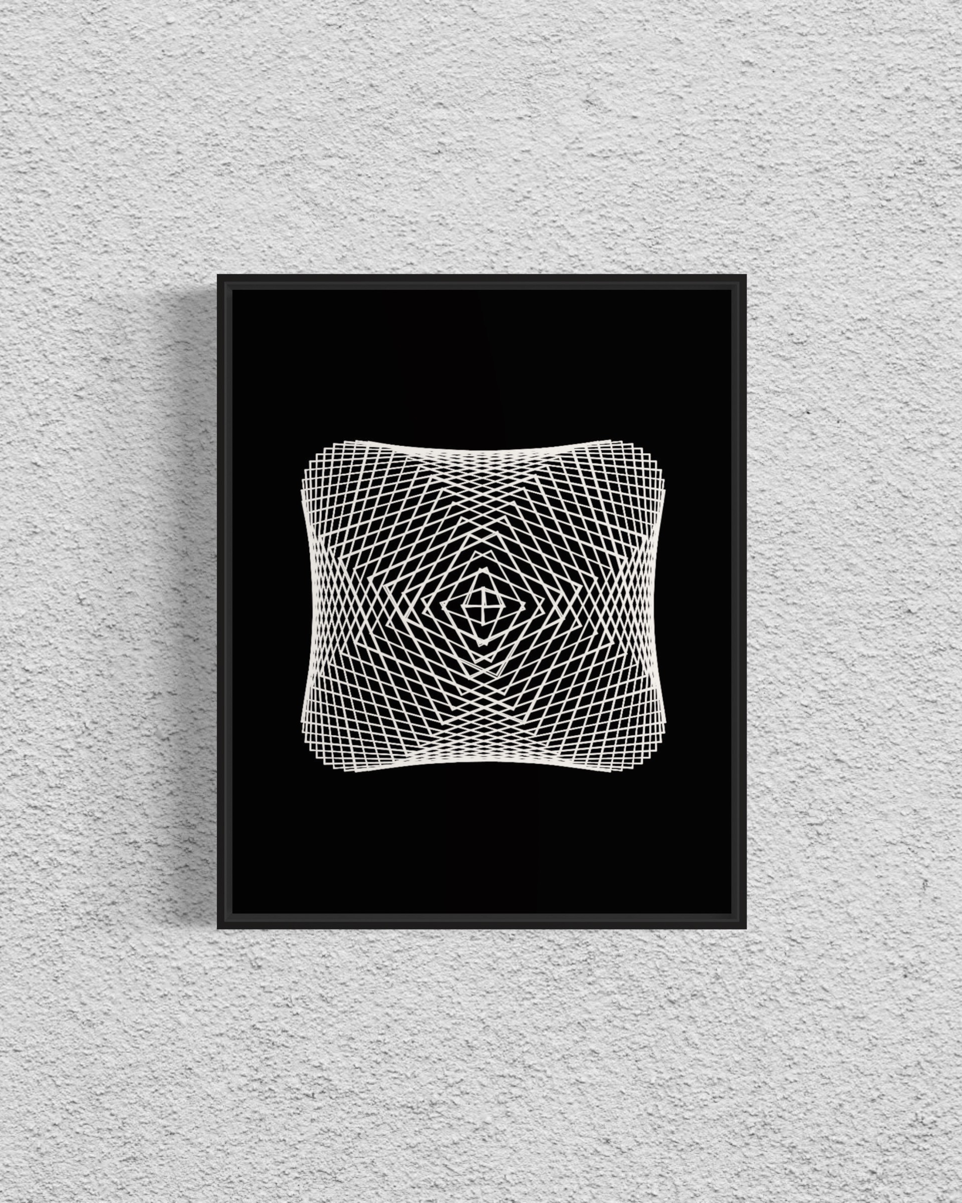 Clover 4 The Good Luck
Geometric art. Print on paper. Size 20x16