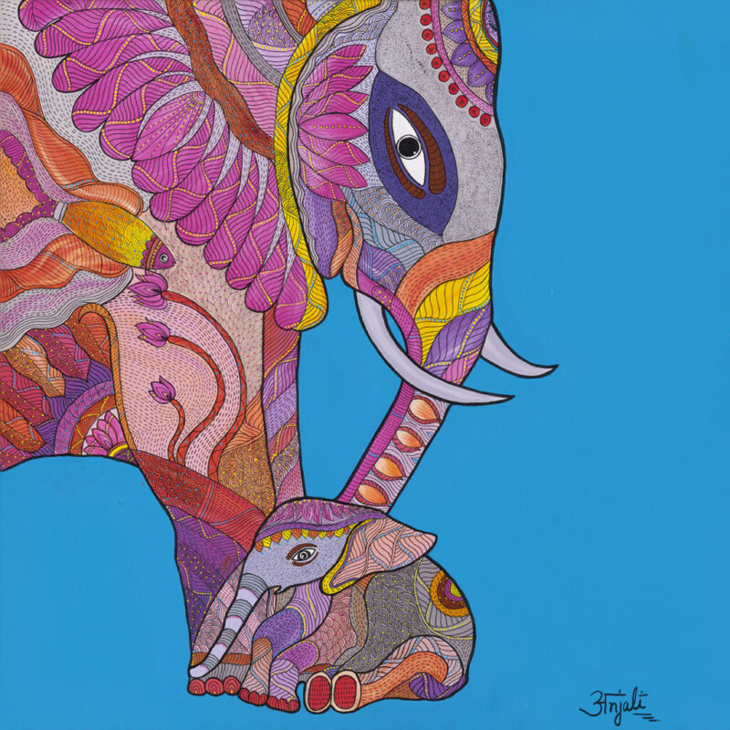 Anjali Nanda "MatrSneha - Maternal Affection"